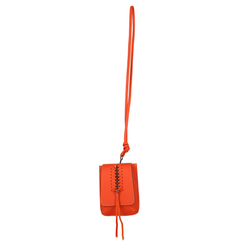 Mini geanta orange LEILA (necklace) 