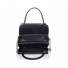 Mini geanta neagra RENA din piele naturala, model Carly RNS002-01N + curea