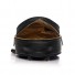 Rucsac negru RENA din piele naturala brodat manual, model Anastasia RNXL3009-01N