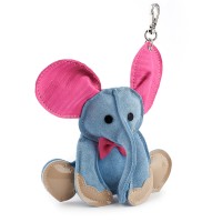 Bag Charm ELEPHANT RENA RNCB002 blue-fuchsia