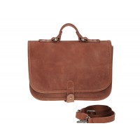 Geanta RENA verde din piele naturala vintage, model RNL251-11V