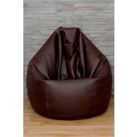 Pouff maro piele strut sintetica